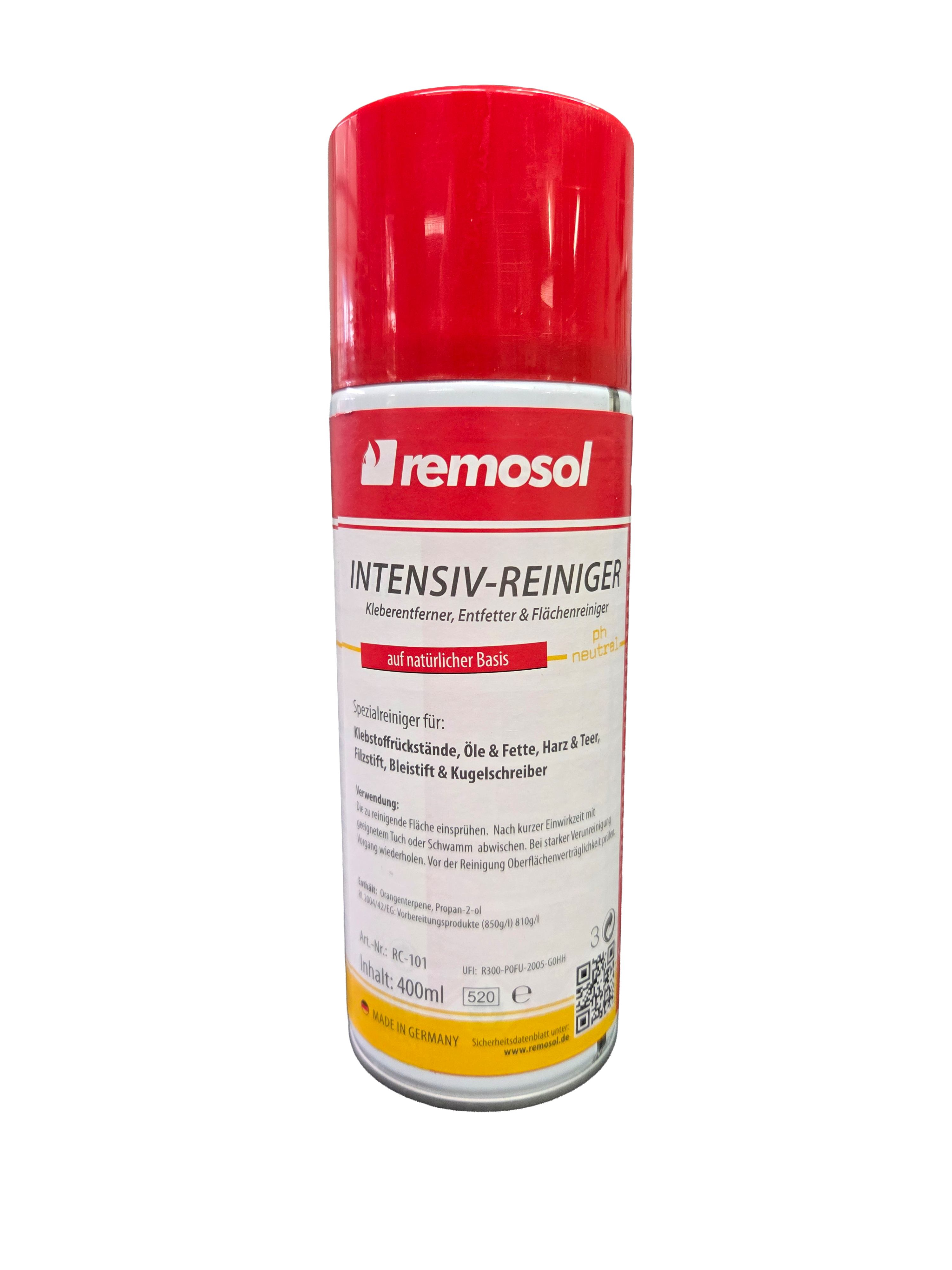 Remosol Intensivreiniger - Kleberentferner, Entfetter & Flächenreiniger Remosol Intensivreiniger - Kleberentferner, Entfetter & Flächenreiniger